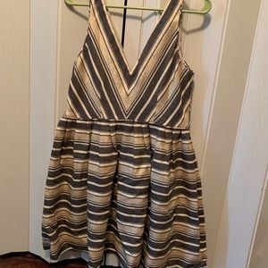 Striped Structured Dress